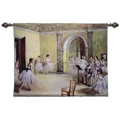 Dega's Ballet Class - Tenture murale 89cm x 69cm (70 tiges)