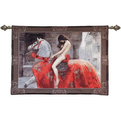 John Collier Lady Godiva – Wandbehang 139 cm x 105 cm (120 Stangen)