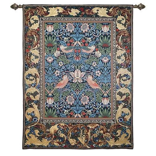 William Morris Strawberry Thief - Wall Hanging 109cm x 139cm (70 rod)