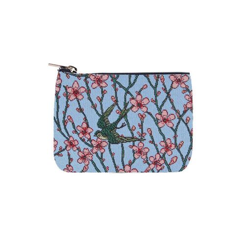 V&A Licensed Almond Blossom and Swallow - Zip Coin Purse