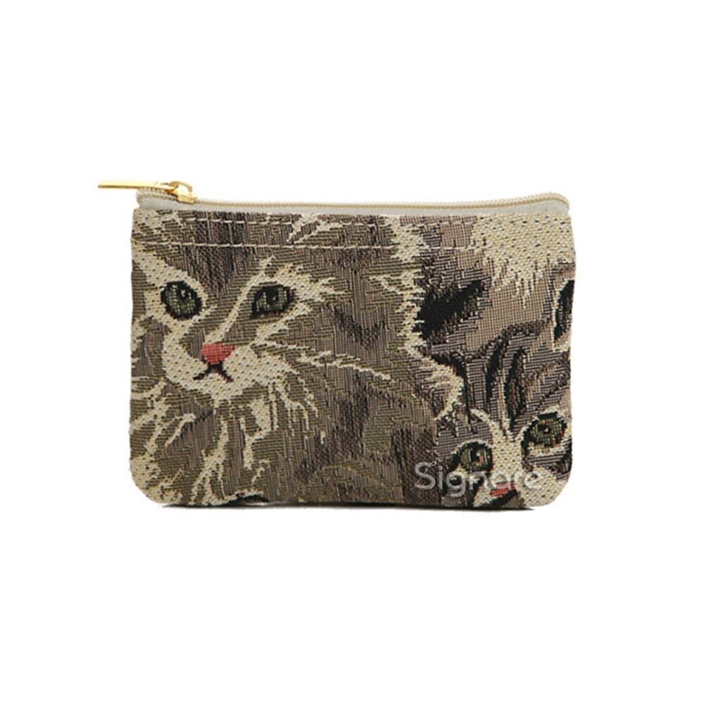 SAJA Wristlets Wrist Bag Coin Purses Women's Wallet Tapestry Bags Pouch  Peony Floral Lipstick Credit Cards Cash Holder For Girl