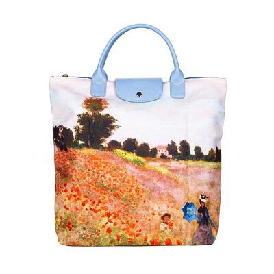 Monet Das Mohnfeld - Art Foldaway Bag
