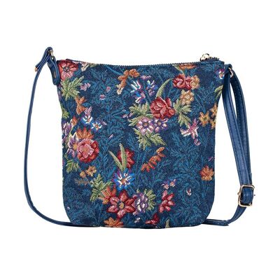 V&A Licensed Flower Meadow Blue - Borsa a tracolla