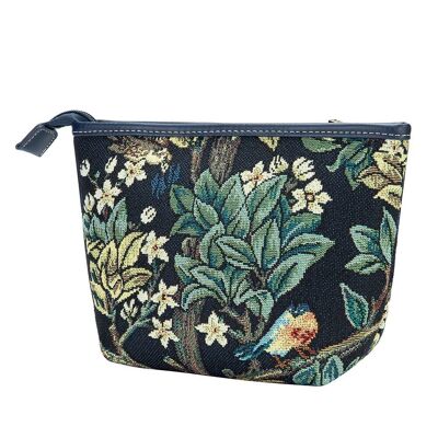 William Morris Tree of Life Blu - Borsa per il trucco