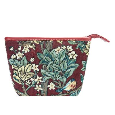 William Morris Tree of Life Rot – Make-up-Tasche