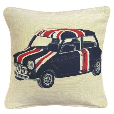 Union Jack Car - Fodera per cuscino a pannelli 45 cm * 45 cm