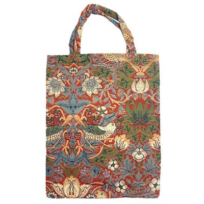 William Morris Strawberry Thief Rosso - Eco Bag