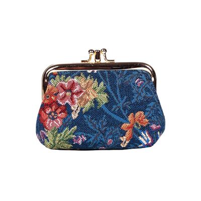V&A Licensed Flower Meadow Blue - Monedero con marco