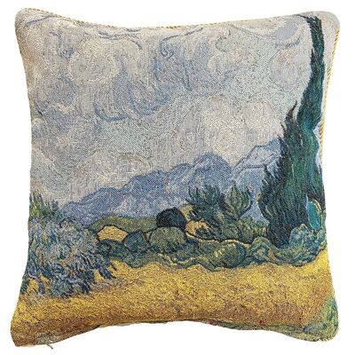 Van Gogh Wheatfield - Fodera per cuscino Art 45cm*45cm