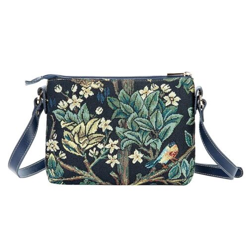 William Morris Tree of Life Blue - Cross Body Bag