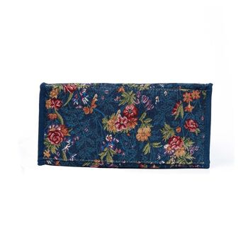 V&A Licensed Flower Meadow Blue - Sac Shopper 6