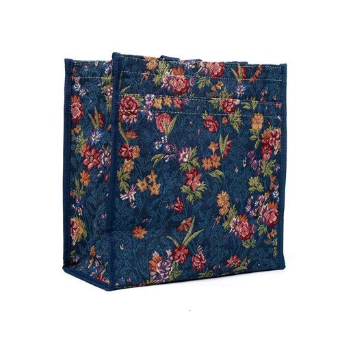 V&A Licensed Flower Meadow Blue - Shopper Bag