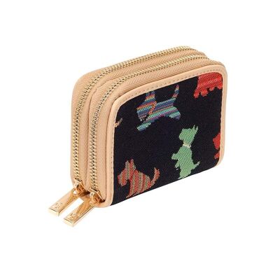 Playful Puppy - Double Zip Purse