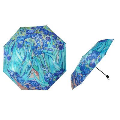 Van Gogh Iris - Paraguas plegable de arte