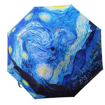 Van Gogh Starry Night - Parapluie Pliant Art 2