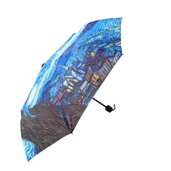 Van Gogh Starry Night - Parapluie Pliant Art 3