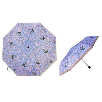 Walter Crane Blossom and Swallow - Parapluie pliant d'art 1