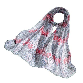 William Morris Bourne - Foulard 100% Pure Soie 1