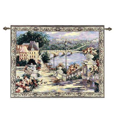 Lakeview – Wandbehang 140 cm x 108 cm (120 Stangen)