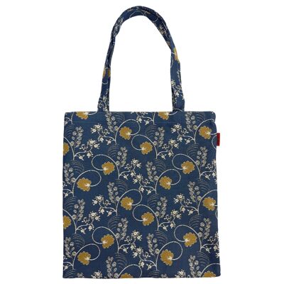 Jane Austen Blue - Flat Bag