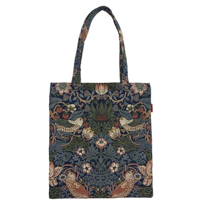 William Morris Strawberry Thief Blue - Flat Bag