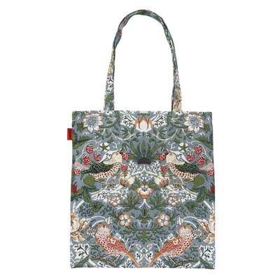 William Morris Strawberry Thief Grigio - Borsa piatta