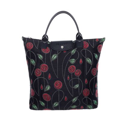 Mackintosh Simple Rose Black - Borsa pieghevole