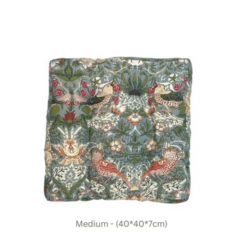 William Morris Strawberry Thief Gris - Coussin rehausseur 2