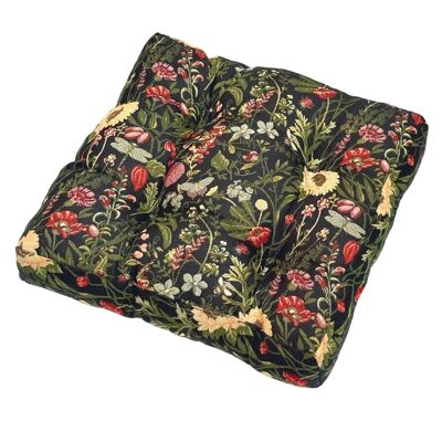 Morning Garden Noir - Coussin Rehausseur