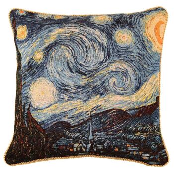 Van Gogh Nuit Étoilée - Housse de Coussin Art 45cm*45cm 1