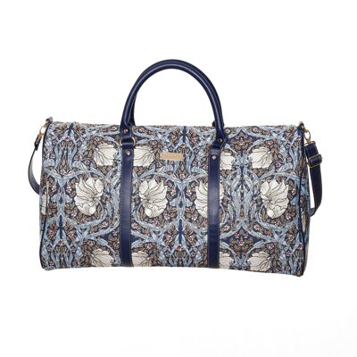 William Morris Pimpernel and Thyme Blue - Bolsa de viaje grande