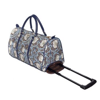 William Morris Pimpernel and Thyme Blue - Pull Holdall 1