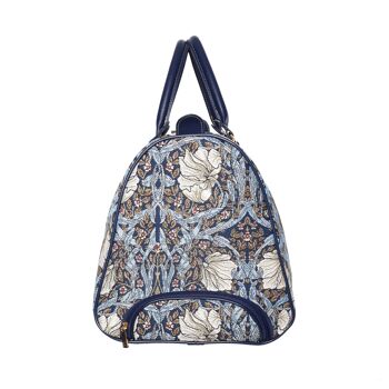 William Morris Pimpernel and Thyme Blue - Pull Holdall 5