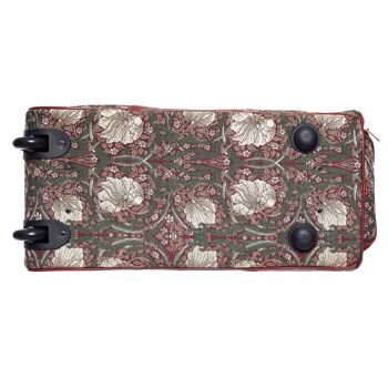 William Morris Pimpernel and Thyme Red - Pull Holdall 5