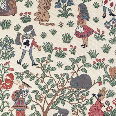 Charles Voysey Alice im Wunderland – Polsterstoff