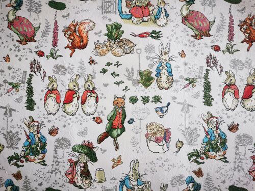 Beatrix Potter Peter Rabbit - Fabric for Upholstery