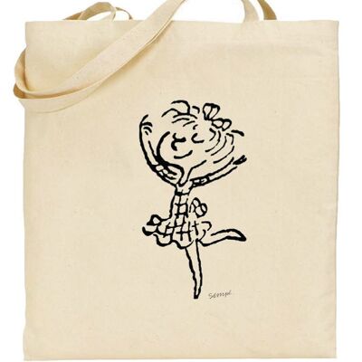 Tote Bag Le Petit Nicolas© " Marie-Edwige" En Coton Bio 340 Gr