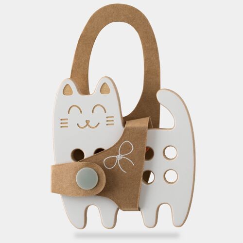 The Kitten - Small wooden lacing Toy, Montessori