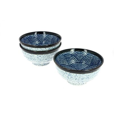 BOWL NAMI WAVE SET 3PZS DIAM:17,9XH:9CM