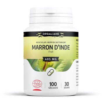 Marron d'Inde Bio - 405 mg - 100 gélules 1