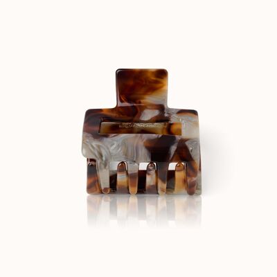 Square Cinnamon hair clip