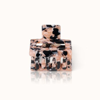 Square Marble hair clip