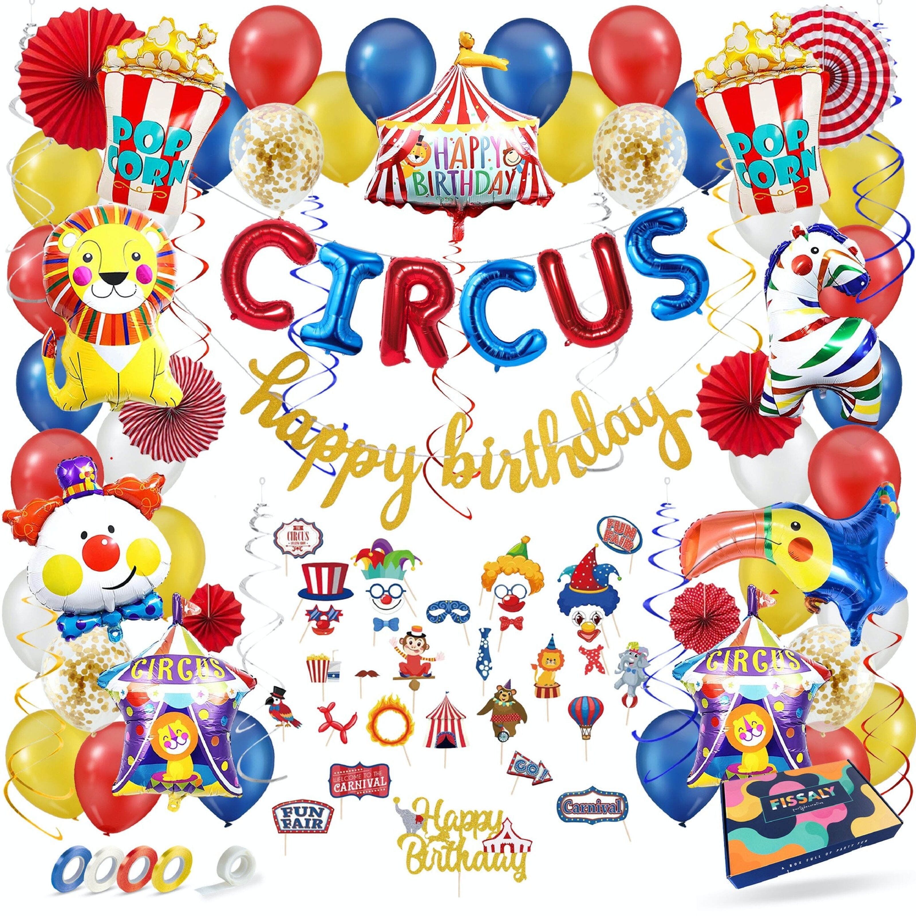 Juego de globos de cumpleaños de 34 piezas Decoración de cumpleaños de  bricolaje con globos y confeti, Feliz cumpleaños