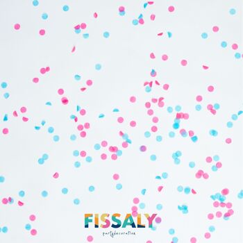 Fissaly® 50 pièces Genre Révéler Baby Show Balloons Decoration Party Package – Détermination du genre & Baby Shower 5