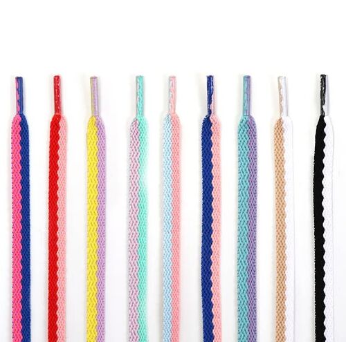 Shoelaces | flat | colored | 50 pairs | various colors | 120cm Copy