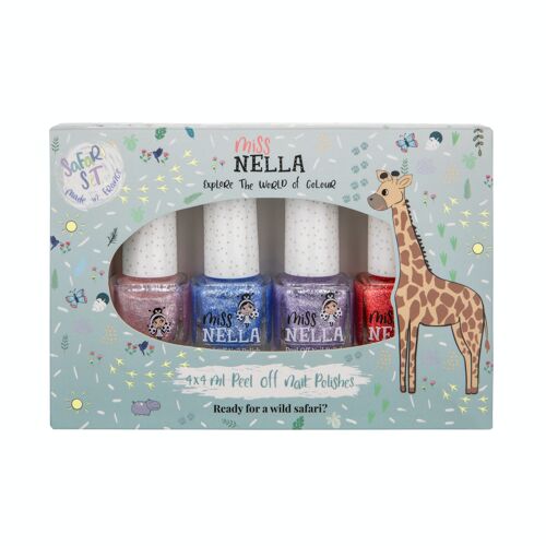 Safari Collection Pack of 4 Nail Polishes