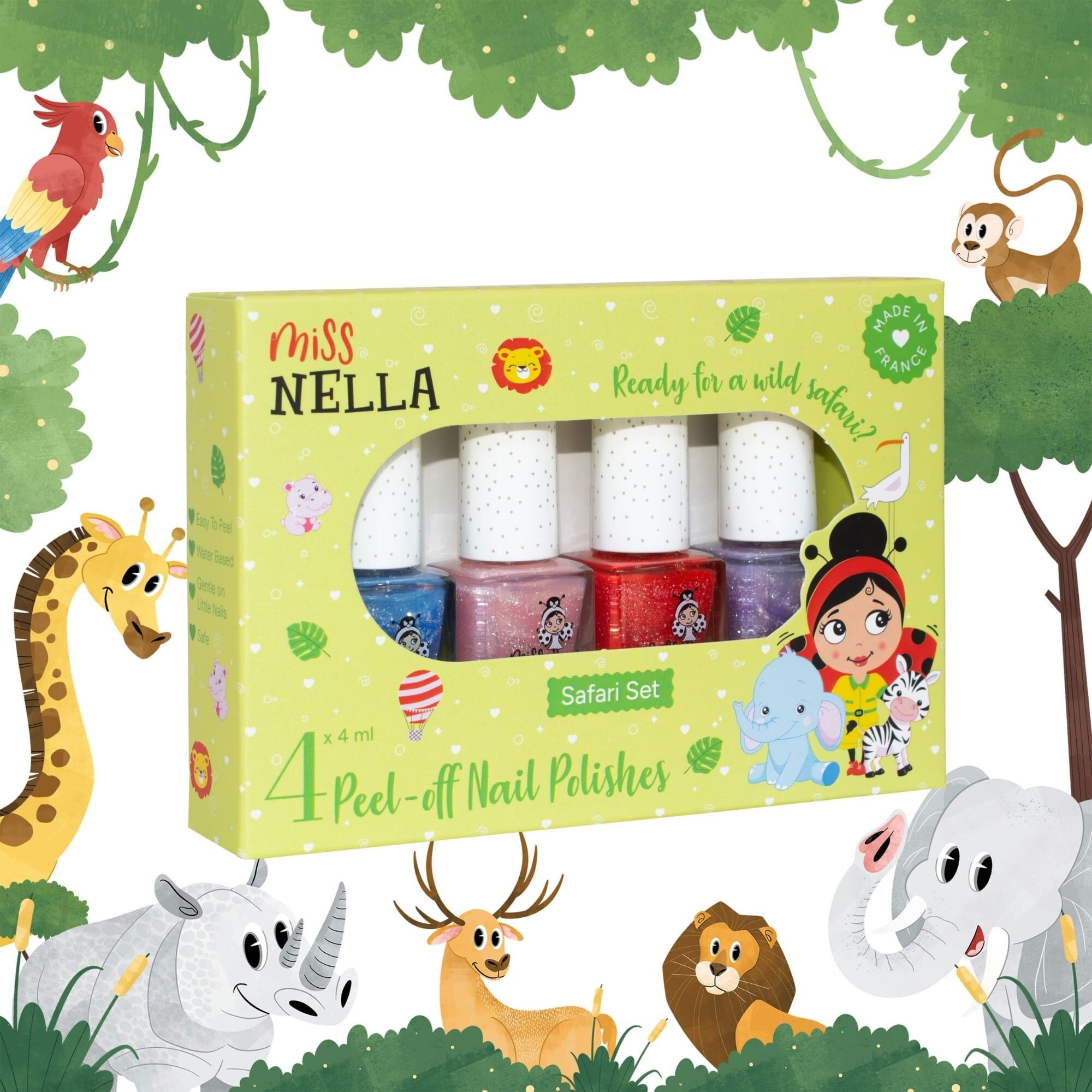 Safari Collection Packung mit 4 Nagellacken