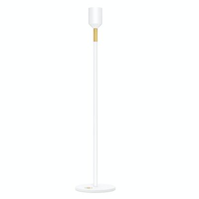 Candle Holde - White - 34 cm