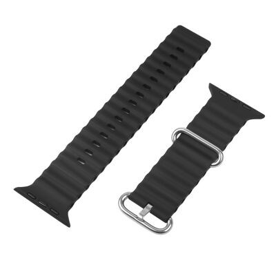 REF WAC 187 BRACCIALE PER OROLOGI CONNESSI - NERO