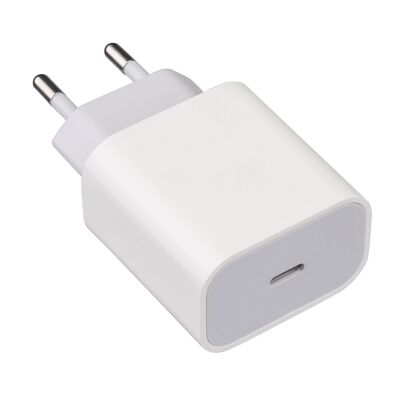 CARICABATTERIA DA RETE USB-C "Connected+" - 1 porta USB 3.0 A - 18W